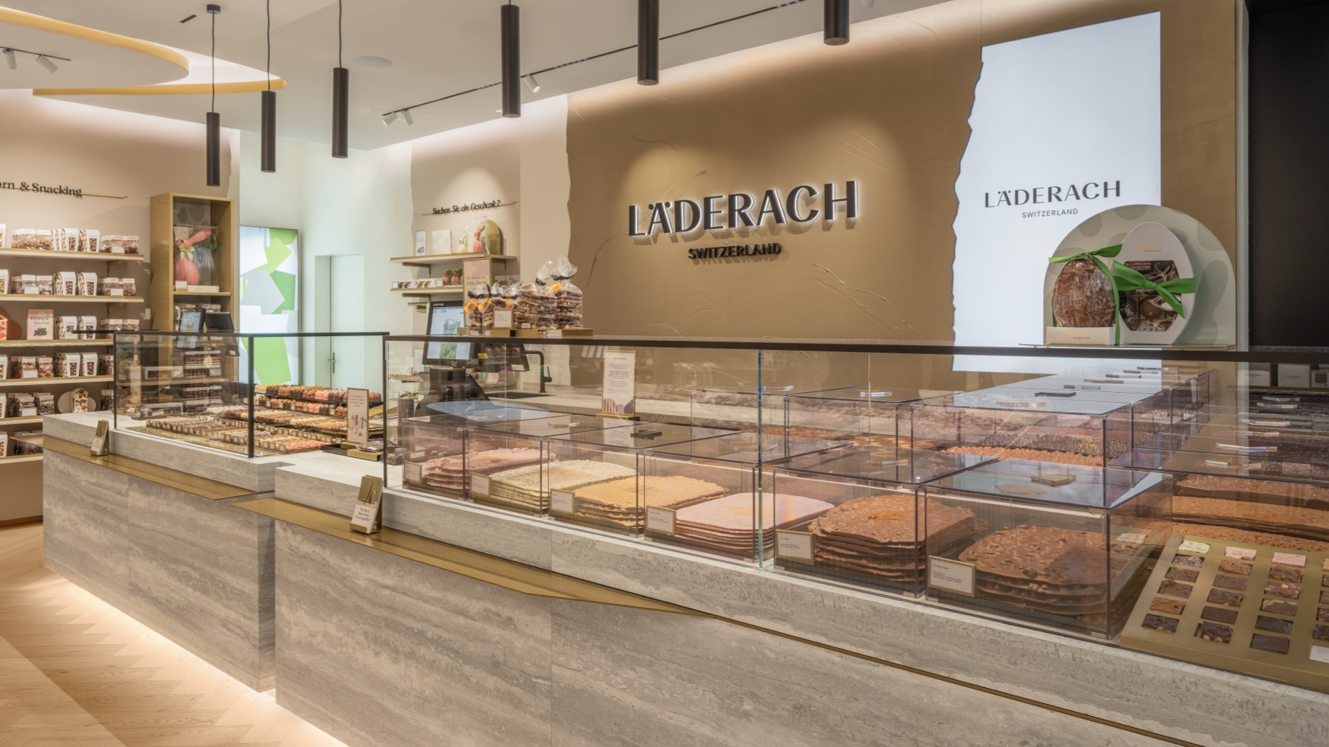 Neuer Pilot-Store von Läderach - Quelle: Liganova