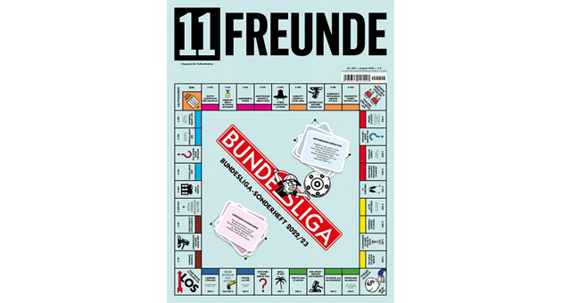 Cover des Monats: '11Freunde' siegt im Juli -