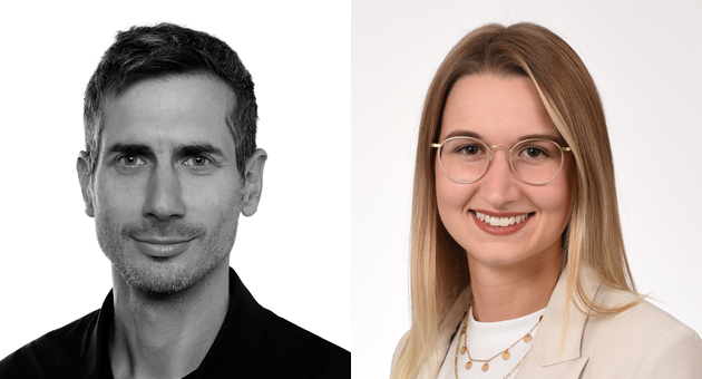Marke statt Masse - Dr. Andreas Baetzgen, Professor für Wirtschaftskommunikation an der Hochschule für Technik und Wirtschaft Berlin, und Mara Kunkel, die ihren Master in Wirtschaftskommunikation an der HTW Berlin absolvierte -Quelle: Cornelia Fieguth, M. Kunkel