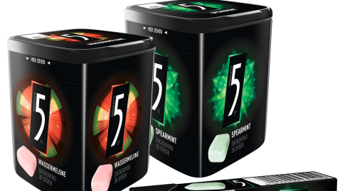 5Gum mit Design-Relaunch und Twitch-Kooperation - Ab Ende August 2022 relauncht 5Gum mit neuem Produktdesign und überarbeiteter Rezeptur im Lebensmitteleinzelhandel - Quelle: Mars Wrigley