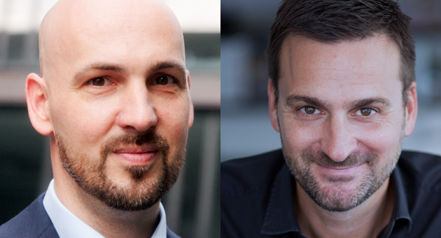 Innovate or die - Prof. Dr. Carsten Leo Demming (l.) lehrt als Studiengangsleiter im Studiengang BWL-Food Management an der DHBW Heilbronn, Jochen Matzer (r.) ist Geschäftsführer von Food Harbour Hamburg sowie der Innovationsagentur Red Rabbit und der KI-Plattform Nextfood.ai - Quelle: Privat; Leoniekroll Fotografie