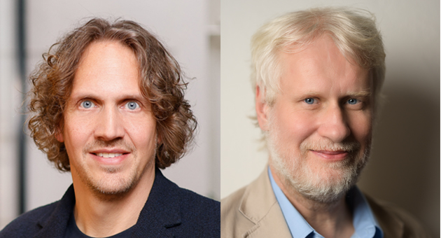 KI trifft Wahlforschung - Der Psychologe Thomas Ebenfeld (l.) ist Mitbegründer des Marktforschungsinstitus Concept M und der Marketingberatung Flying Elephant, Dirk Ziems (r.) ist Mitbegründer des Marktforschungsinstituts Concept M und der Marketingberatung Flying Elephant - Quelle: Concept m/Antonia Schneider; EYECATCHME. Photography