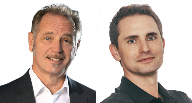 Vertrauen beim Einsatz von KI - Prof. Harald Eichsteller (l.) leitet an der Hochschule der Medien in Stuttgart die Masterstudiengänge Medienmanagement und Unternehmenskommunikation, Prof. Dr. Jürgen Seitz (r.) ist Professor für Marketing, Medien und digitale Wirtschaft an der Hochschule der Medien in Stuttgart - Quelle: Hochschule der Medien.