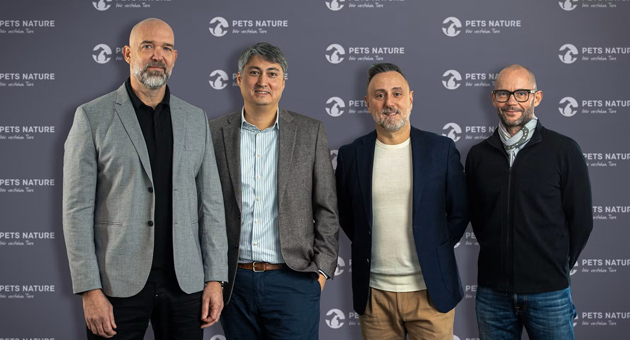 Pets Nature erweitert Geschäftsführung - Das künftige Führungsteam von Pets Nature (v. l.): Christian Numsen, David Bäuerle, Dennis Vidal und Martin Schupp – Quelle: Florin Fleig