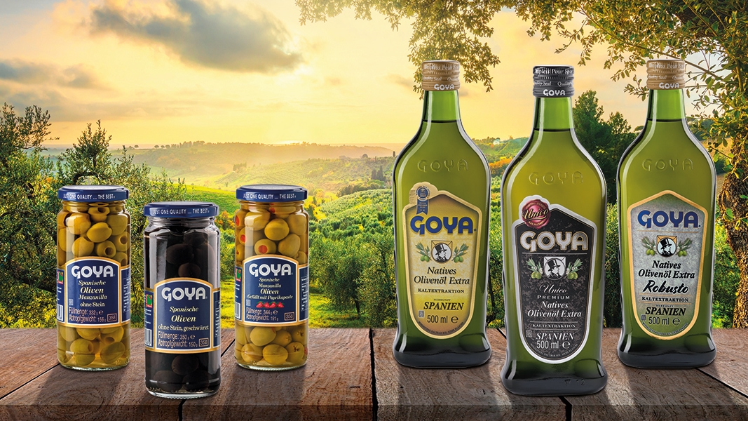 Hengstenberg übernimmt Distribution der spanischen Marke Goya - Olivenöle und Oliven von Goya werden von Hengstenberg vertrieben - Quelle: Goya/Hengstenberg