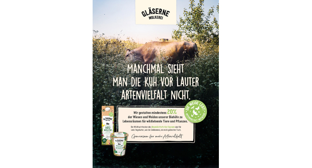 Gläserne Molkerei startet Initiative zum Naturschutz - 'Die Weide lebt': Gläserne Molkerei setzt Initiative für Artenvielfalt um - Quelle: Gläserne Molkerei