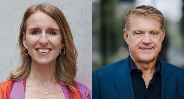 Retail Media in der Reifephase - Verena Gründel (Dmexco) und Torsten Ahlers (Media-Saturn Marketing) - Quelle: Stephan Sahm/Dmexco; Hendrik Steffens