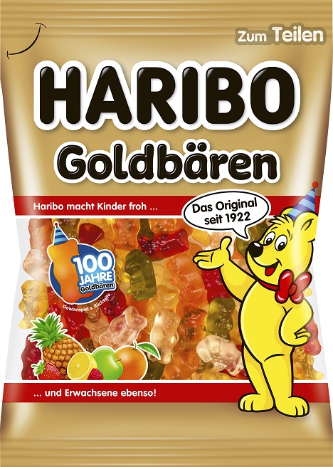 Goldbären von Haribo werden 100 -