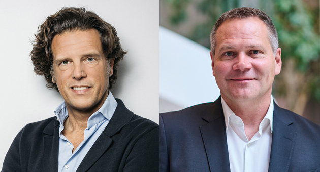Die neue Markenformel: Relevanz, Vertrauen, Experience - Florian Haller (l., CEO Serviceplan Group) und Michael Müller (r., Managing Director NIQ) - Quelle: Tilman Weishart; Thorsten Jochim