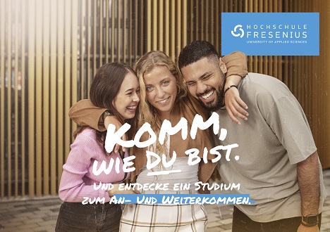 Hochschule Fresenius mit überarbeiteter Markenidentität -