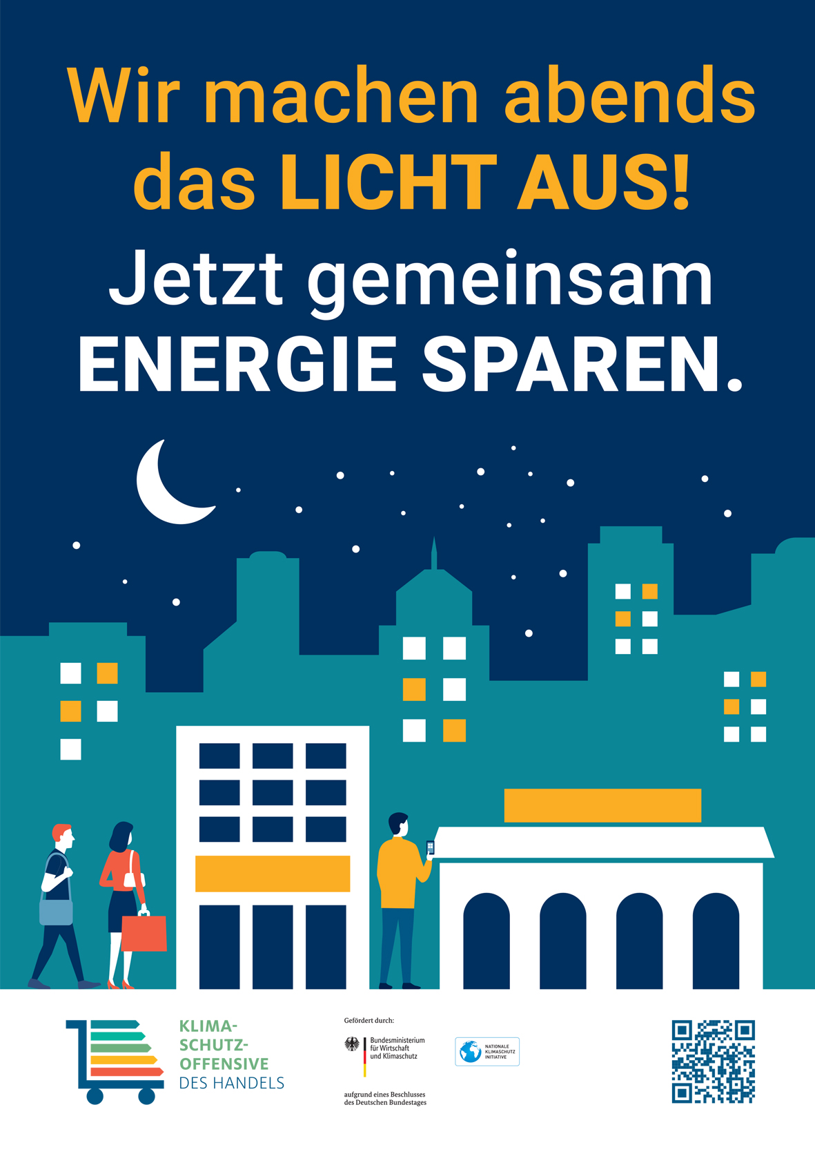 Handel informiert mit Kampagne über Energiesparmaßnahmen - Quelle: Handelsverband Deutschland e. V. (HDE)