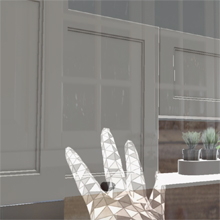 Kchenquelle nutzt in der Zuhauseplanung Mixed Reality (MR). Die Hololens-Brille projiziert ein Hologramm der Planung in den Raum und der Kunde kann sehen, wie die Kche spter aussieht - Quelle: Kchenquelle