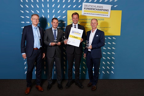 Deutschlands Kundenchampions sind u.a. Domino-World, Helaba und Horner Translations -
