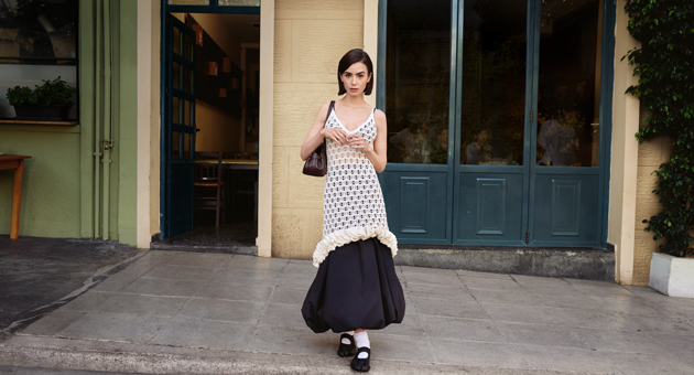 Zalando verpflichtet Lily Collins als erste globale Markenbotschafterin - Lily Collins wird ein Jahr lang das Gesicht zentraler Zalando-Kampagnen und Content-Formate – Quelle: Zalando