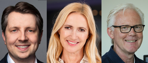 Die andere Realität - v.l.: Rafael Mroz (Pernod Ricard), Claudia Memminger (Nespresso) und Wolfgang Kampbartold (Telekom) - Quelle: Pernod Ricard/Telekom/Nespresso