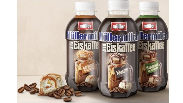 Alois Müller nimmt Eiskaffee-Subrange nun permanent ins Sortiment - Quelle: Molkerei Alois Müller