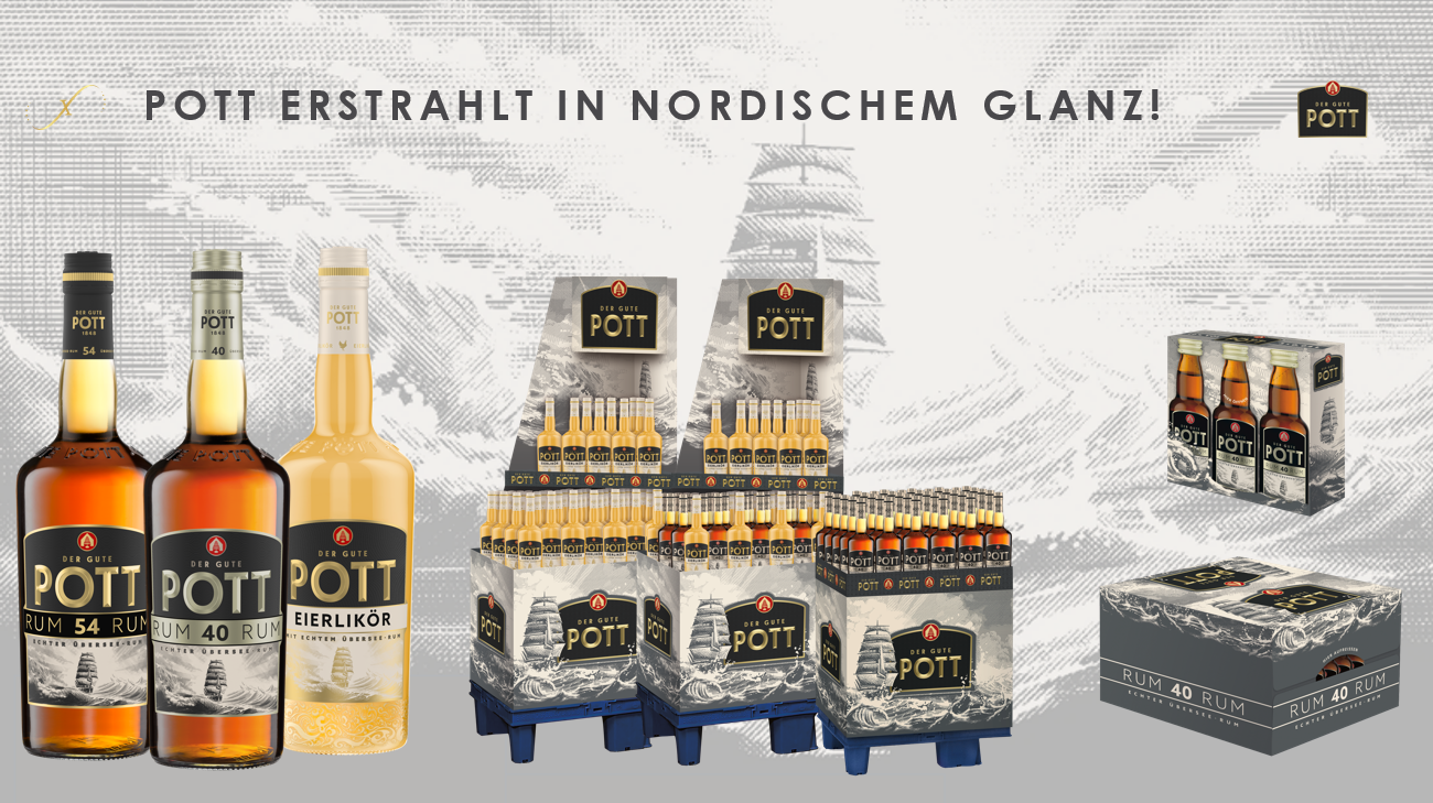Pott Rum kündigt Relaunch an - Quelle: Henkell & Co. Sektkellerei KG