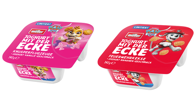 Molkerei Müller launcht Limited Edition mit Paw Patrol - Quelle: Molkerei Alois Müller