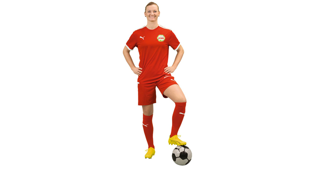 Die Fuballspielerin Alexandra Popp ist neues Testimonial fr Popp Feinkost - Quelle: Popp Feinkost GmbH