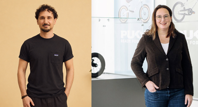 Puky erweitert die Marke zur Familienplattform - Paolo Anania, Head of Global Brand & Marketing bei Puky, und Britta Sieper, Geschäftsführerin von Puky - Quelle: Puky