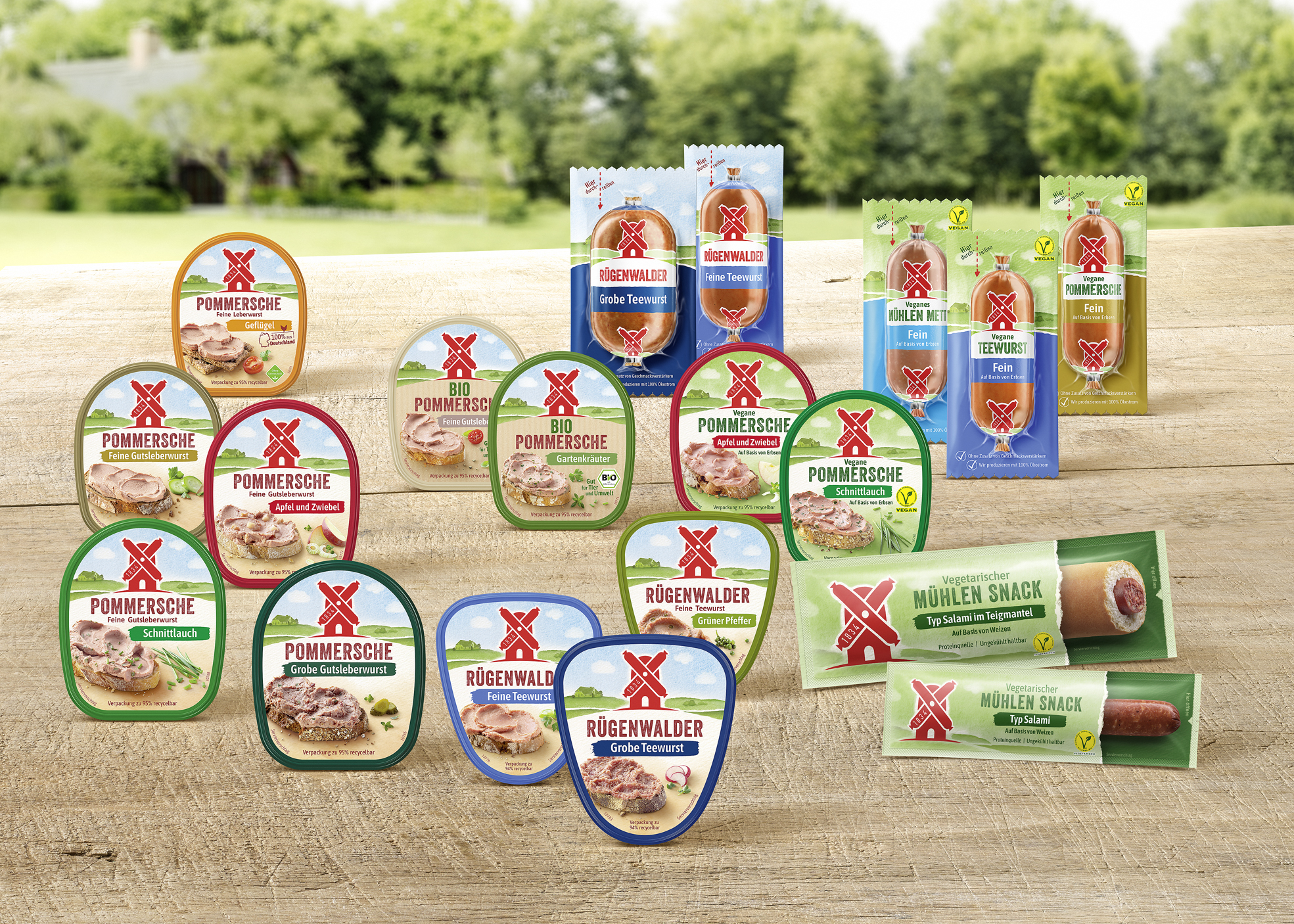 Rügenwalder Mühle in neuem Design - Quelle: Rügenwalder Mühle