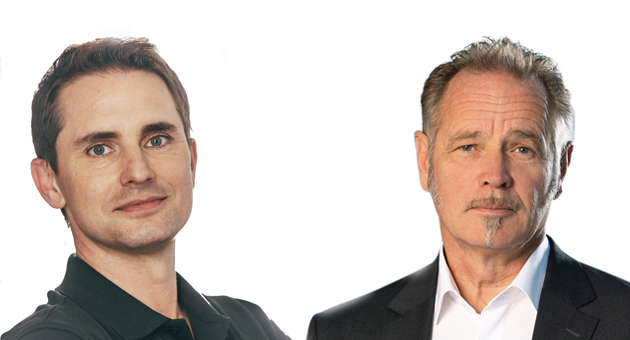 Im Fokus: Relevanz - Prof. Dr. Jürgen Seitz (l.) ist Professor für Künstliche Intelligenz für digitale Medien und Geschäftsmodelle an der Hochschule Offenburg, Prof. Harald Eichsteller (r.) leitet die Masterstudiengänge Medienmanagement und Unternehmenskommunikation an der Hochschule der Medien in Stuttgart - Quelle: Florian Müller - Hochschule der Medien, Hochschule der Medien