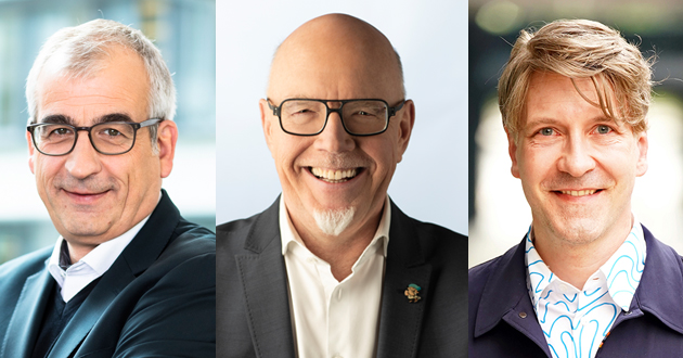 Werbung, die wirkt - v.l.: Markus Spangler (Warner Bros. Discovery), Hans-Joachim Strauch (ZDF Werbefernsehen) und Frank Vogel (Ad Alliance) - Quelle: Bettina Theisinger; ZDF Werbefernsehen; RTL Deutschland/Stefan Gregorowius