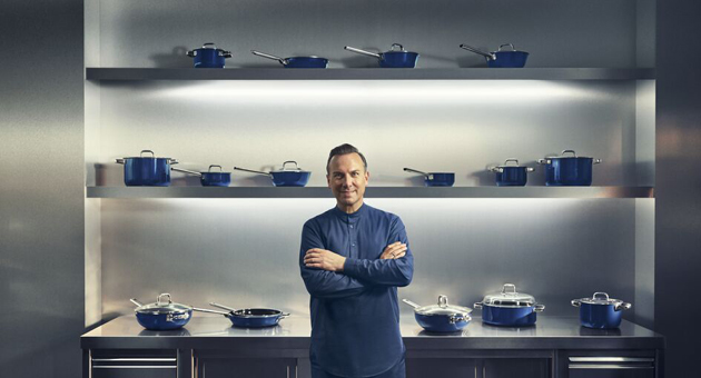 Tim Raue ist Markenbortschafter von WMF - Sternekoch Tim Raue stellt in einer Kooperation mit der Traditionsmarke WMF die neue Kochgeschirr-Edition Fusiontec vor – Foto: WMF
