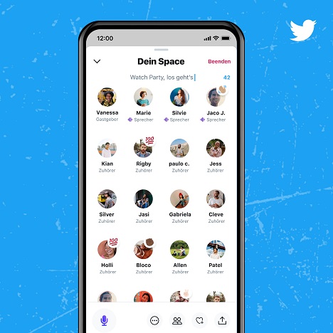 Live-Audio-Konversationen: Twitter Spaces startet -