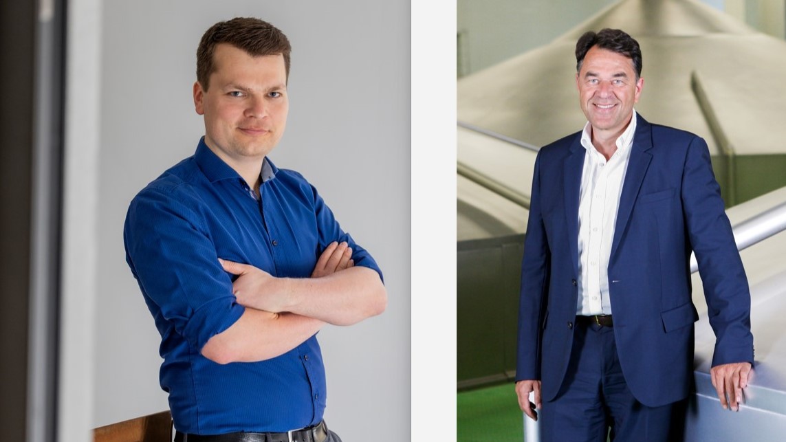Warsteiner-Mutter beteiligt sich an Bierothek - Christian Klemenz, Gründer & Geschäftsführer der Bierothek Group GmbH (links), und Helmut Hörz, CEO & CFO und Vorsitzender der Geschäftsführung der Haus Cramer Gruppe - Quelle: Haus Cramer Gruppe