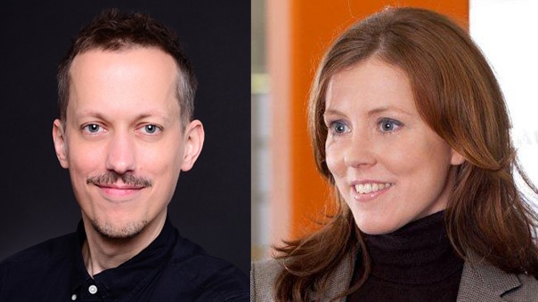 "Mensch und Maschine funktionieren auch zukünftig nur gemeinsam" - Rod Westermann, Managing Partner Digital von Wavemaker, und Nicole Ferguson, Managing Director der GroupM - Quelle: Wavemaker/GroupM