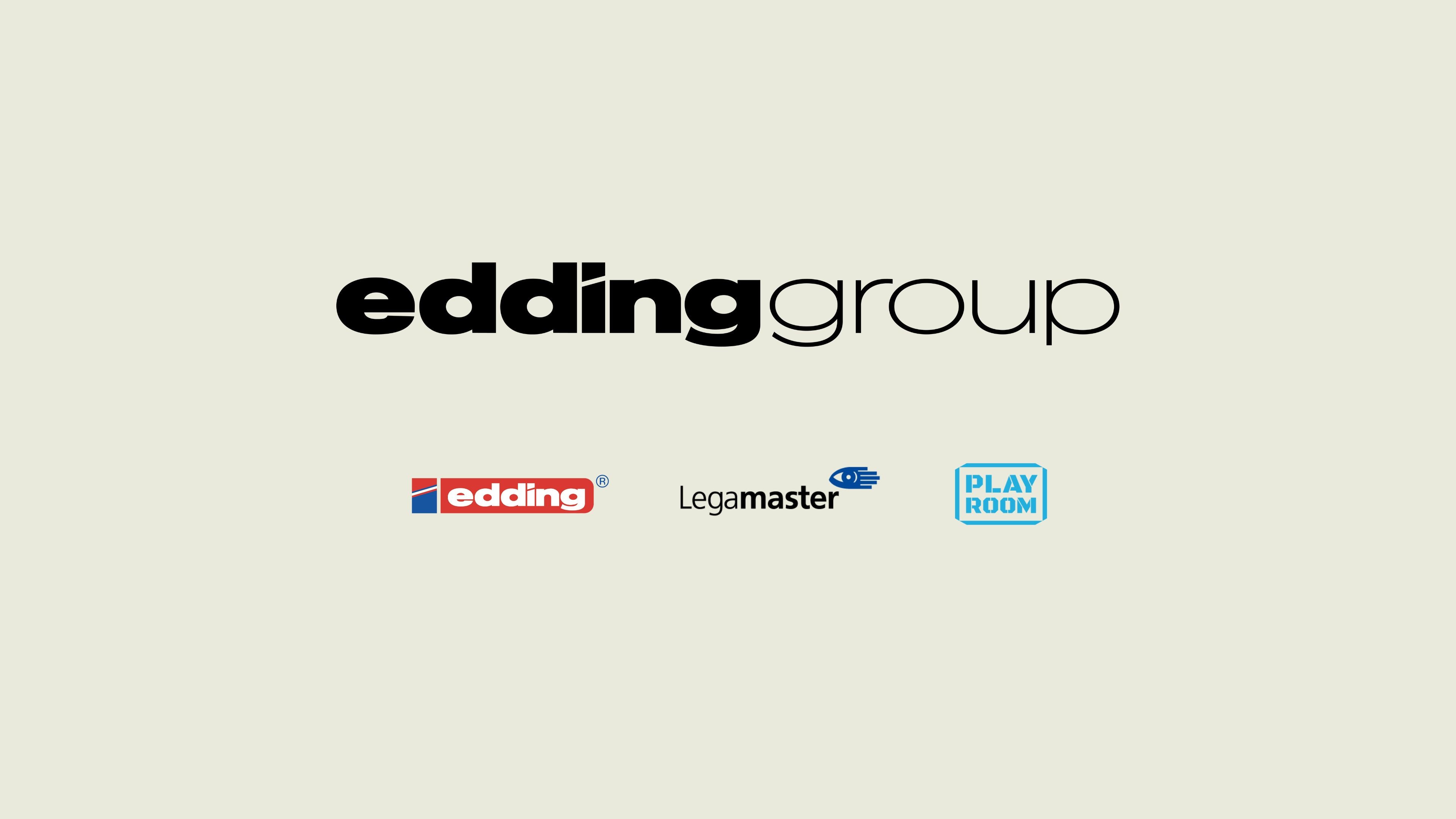 Edding präsentiert Gruppenmarke und will Markenbekanntheit steigern - Quelle: Edding Group