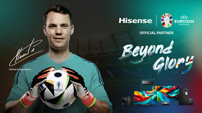 Manuel Neuer ist Markenbotschafter für Uefa-Kampagne - Manuel Neuer ist Markenbotschafter von Hisense für dessen Uefa-Kampagne - Quelle: Hisense