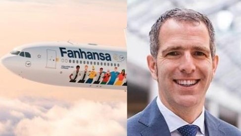 Im Rahmen der Kampagne "Fuball vereint. Lufthansa verbindet." trgt die Lufthansa die Botschaft #DiversityWins in die Welt - Quelle: Lufthansa