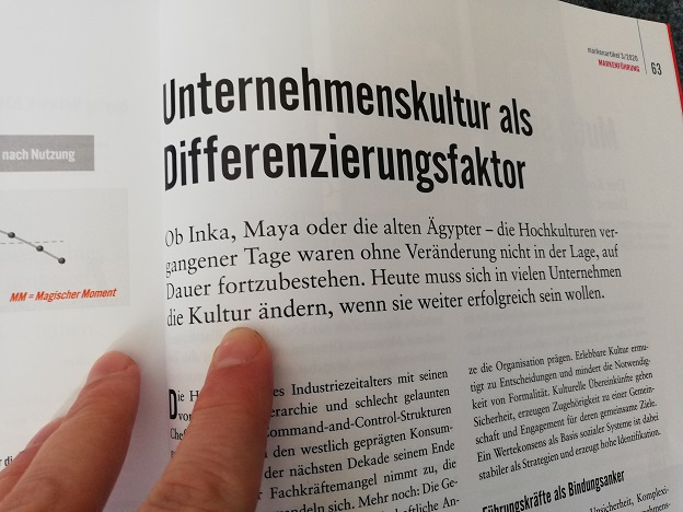 Unternehmenskultur als Differenzierungsfaktor -