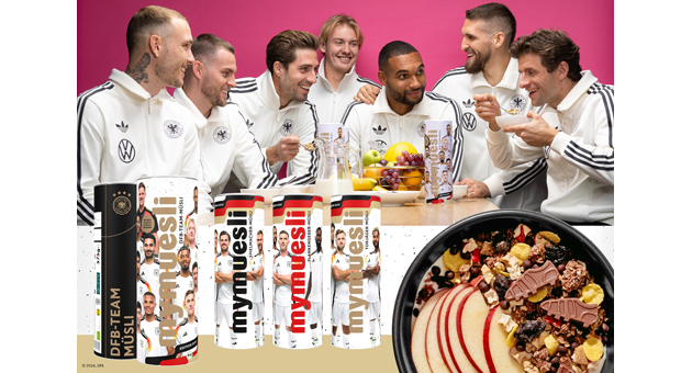 Mymuesli ist Lizenzpartner der Fußball-Nationalmannschaft - Quelle: Mymuesli