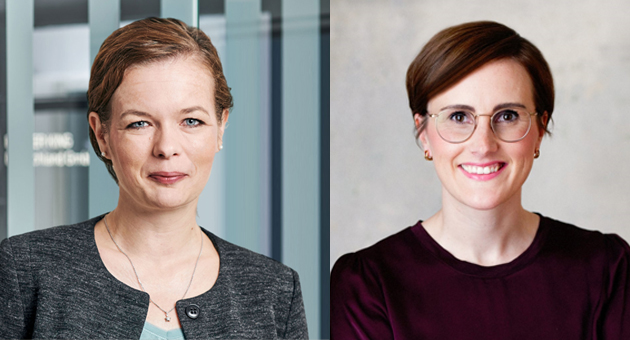 Wie Axa und Burger King ihre Kommunikation in unsicheren Medienwelten steuern - Yvonne von Eyb (l.), Chief Marketing Officer (CMO) von Burger King Deutschland, und Dania Buchal (r.), Head of Brand & Corporate Communications Axa Deutschland - Quelle: Burger King Deutschland; Axa